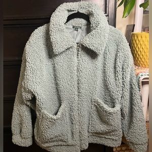 WILD FABLE | Oversized Teal Jacket